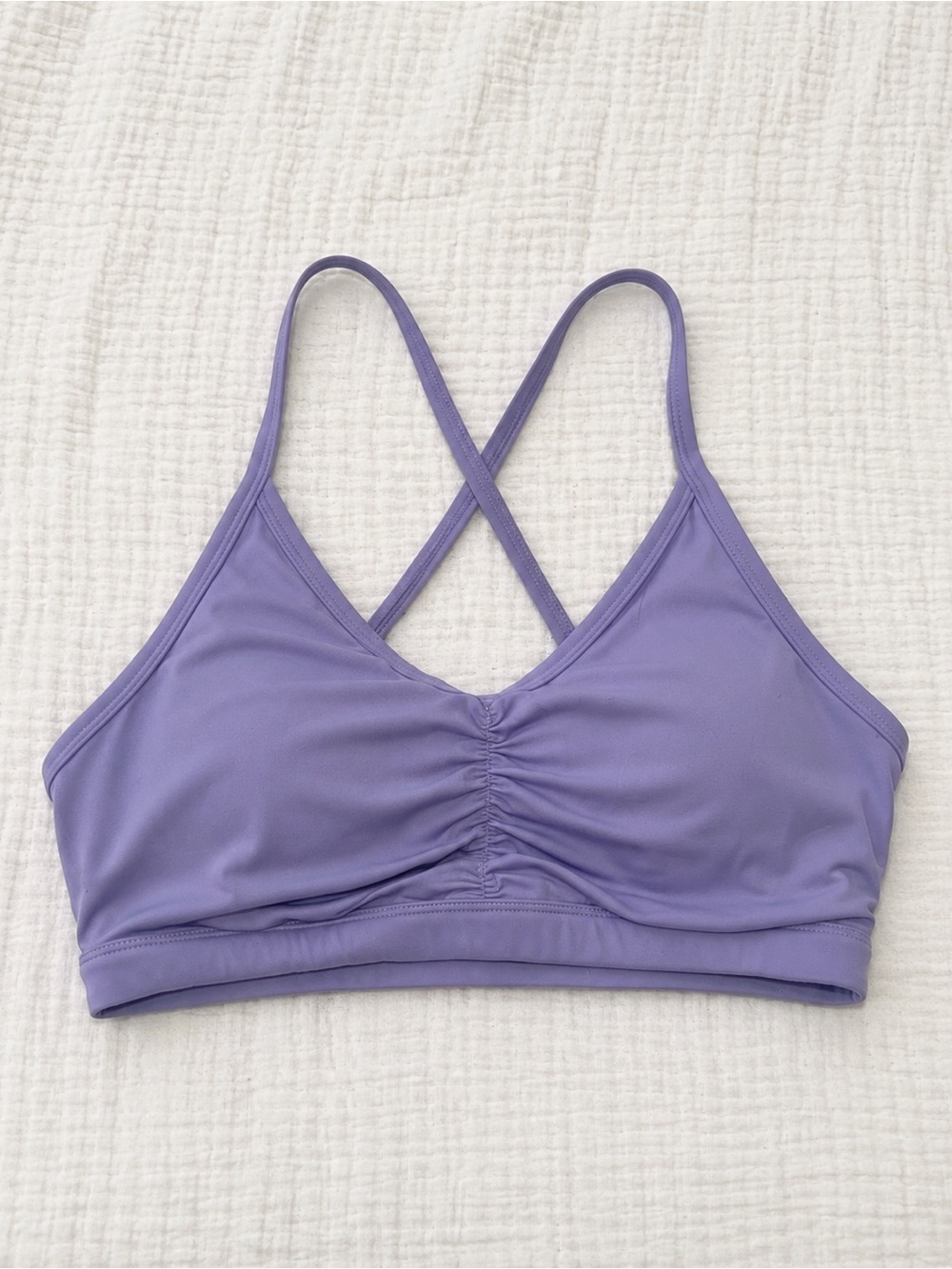 Women’s Lavender Crossback sports bra